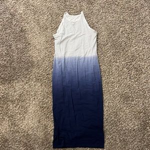 Athleta ombré women’s fitted maxi dress